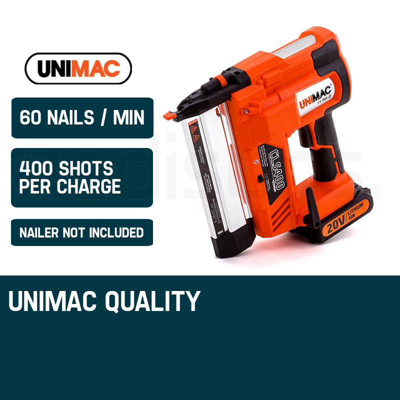 UNIMAC Nailer 20V Battery Lithium Ion Rechargeable Cordless Nail Gun - Image 4