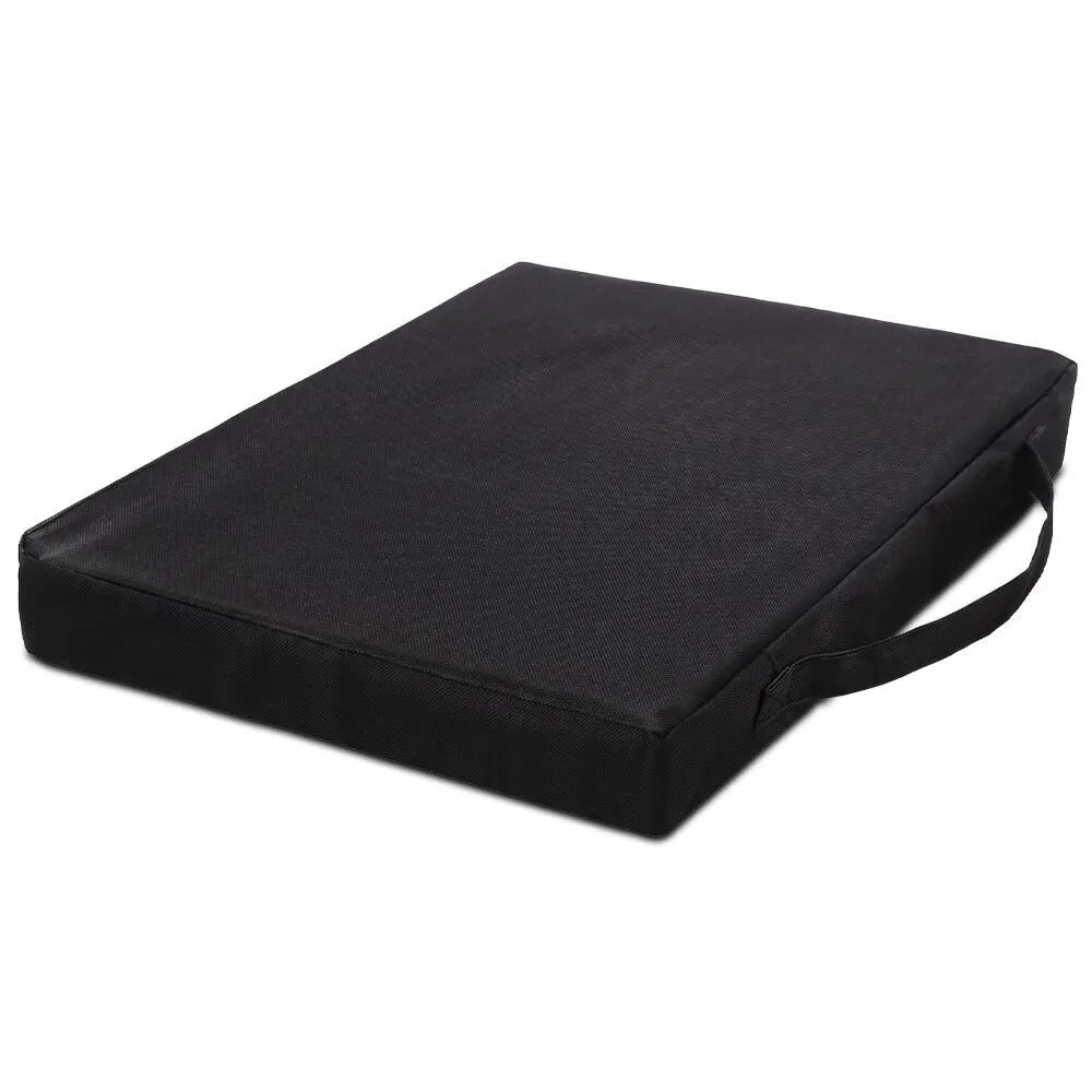 EQUIPMED Portable Padded Stadium Seat, Black