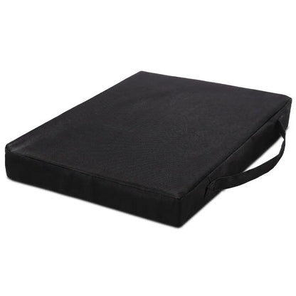 EQUIPMED Portable Padded Stadium Seat, Black