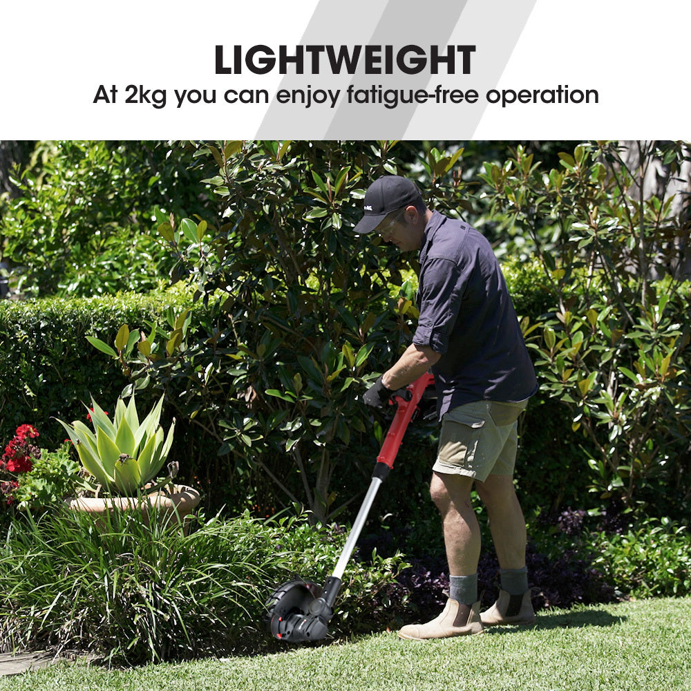 BAUMR-AG LN3 20V SYNC Cordless 2in1 Line Trimmer & Lawn Edger, with Battery and Charger Kit, Adjustable head, Guide Wheel - Image 4