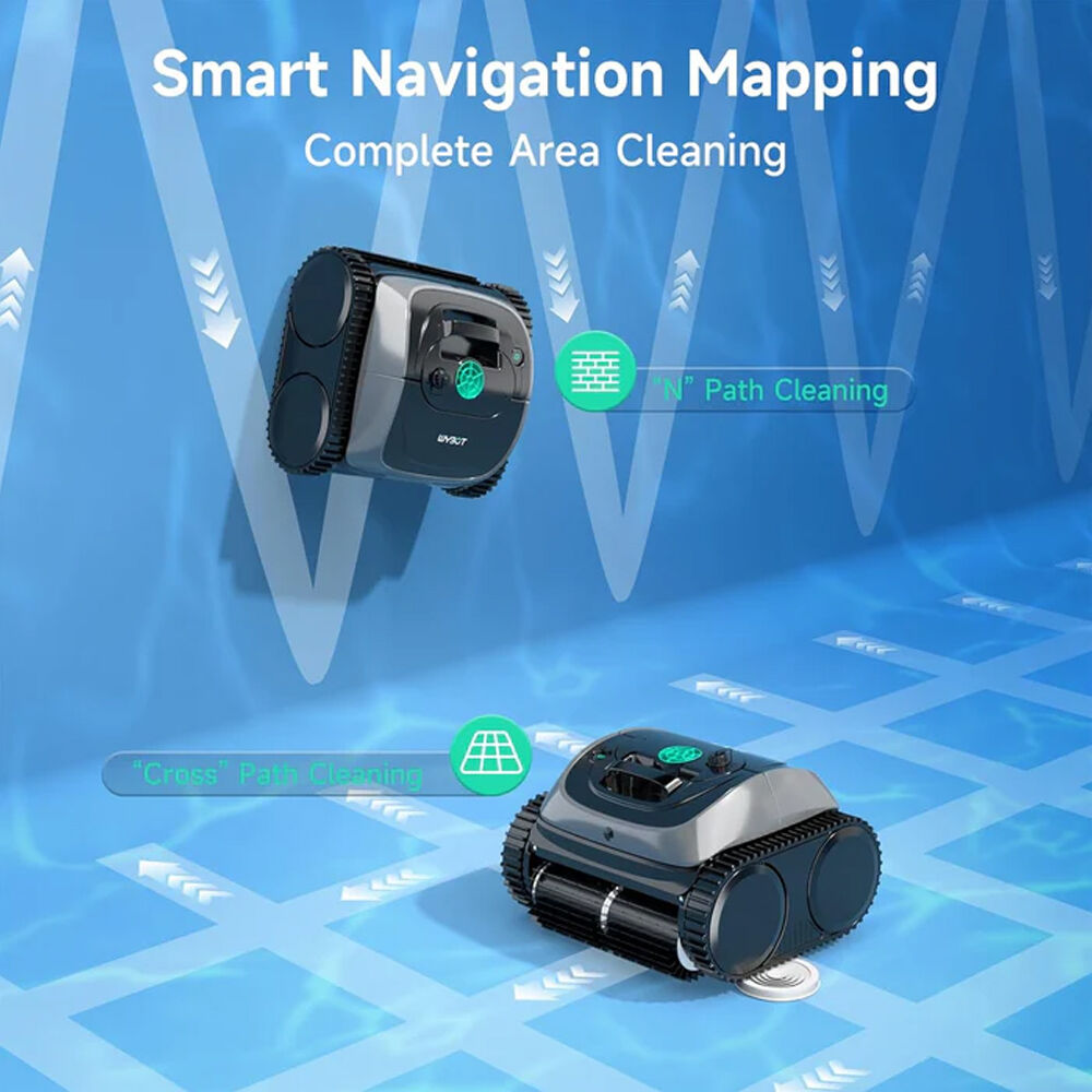 WYBOT C1 Cordless Robotic Pool Cleaner, with APP Control, Auto Vacuum Robot, Wall & Waterline Cleaning, Above Ground Inground up to 150sqm - Image 8
