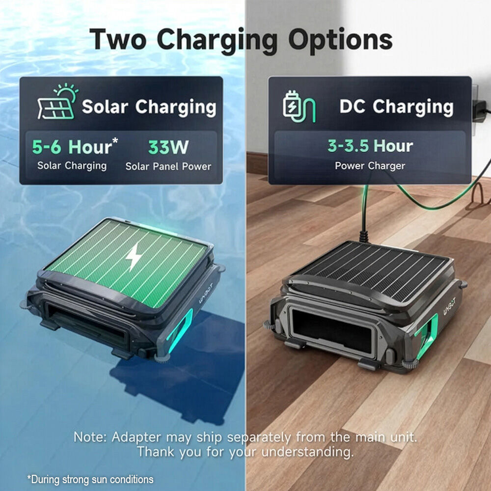 WYBOT F1 Solar Robotic Pool Skimmer, Large 7L Basket, APP Control and Customisable Route, Automatic Cleaner of Leaves and Fine Debris - Image 3
