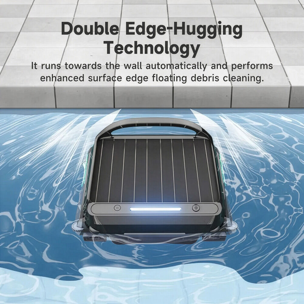 WYBOT F1 Solar Robotic Pool Skimmer, Large 7L Basket, APP Control and Customisable Route, Automatic Cleaner of Leaves and Fine Debris - Image 4
