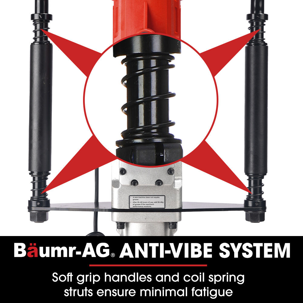 BAUMR-AG HP360e 2200W Electric Post Driver, with 2 Piling Socket Sleeves - Image 3
