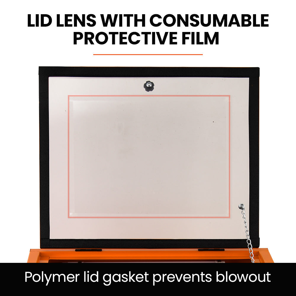 Heavy Duty Steel | LED Light | 100PSI Max Pressure - Image 6
