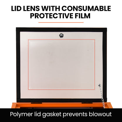 Heavy Duty Steel | LED Light | 100PSI Max Pressure - Image 6