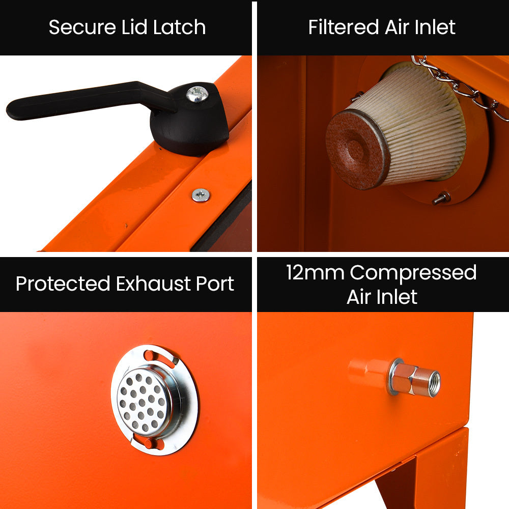 Heavy Duty Steel | LED Light | 100PSI Max Pressure - Image 7