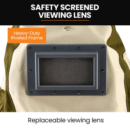 Unimac Sandblasting Safety Hood, Built-in Hard Hat, Abrasive Sand Blasting PPE Equipment - Image 5