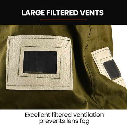 Unimac Sandblasting Safety Hood, Built-in Hard Hat, Abrasive Sand Blasting PPE Equipment - Image 6