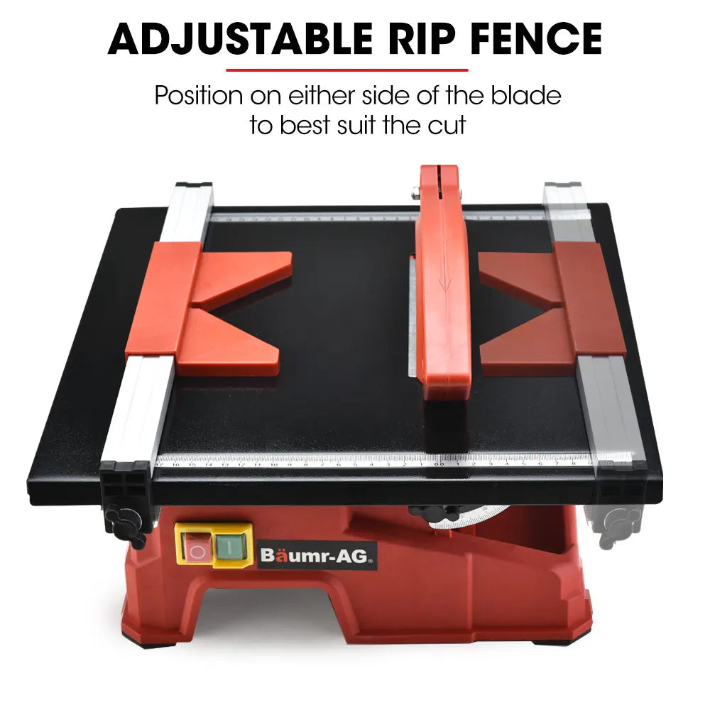 BAUMR-AG 600W Electric Tile Saw Cutter with 180mm (7") Blade - Image 7