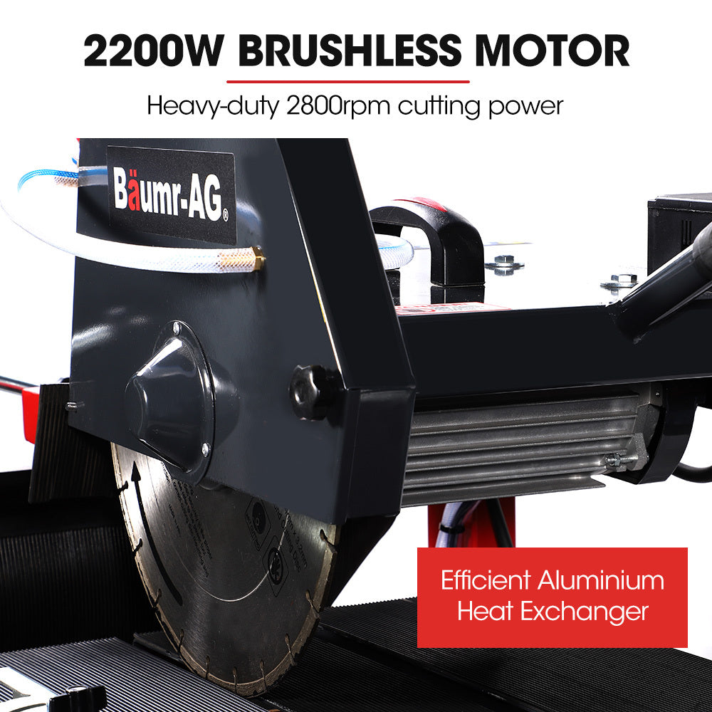 BAUMR-AG 2200W 450mm 18" Brick & Masonry Table Saw, Electric Tile Concrete Cutting, with Stand - Image 3