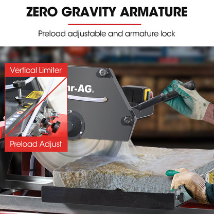 BAUMR-AG 2200W 450mm 18" Brick & Masonry Table Saw, Electric Tile Concrete Cutting, with Stand - Image 5
