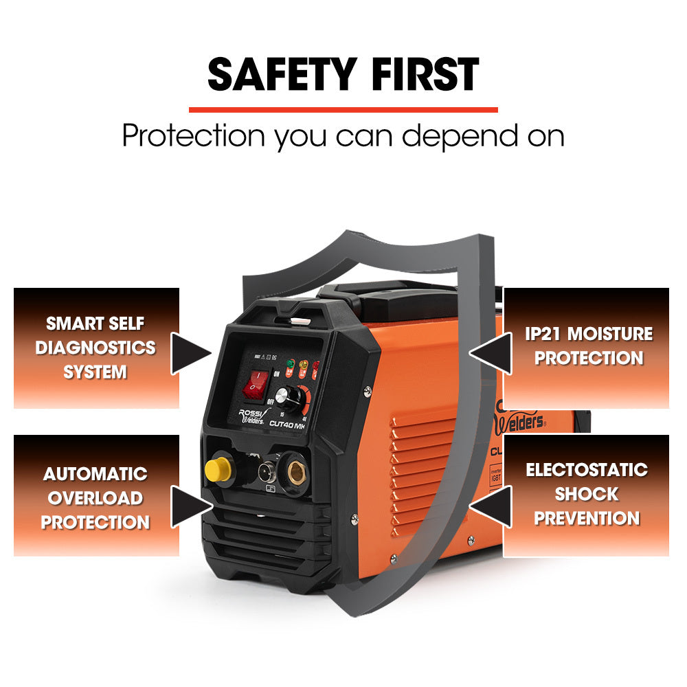 ROSSI 40 Amp Plasma Cutter, Portable Oxy Torch Welder Cutting Machine, 15A Plug - Image 4