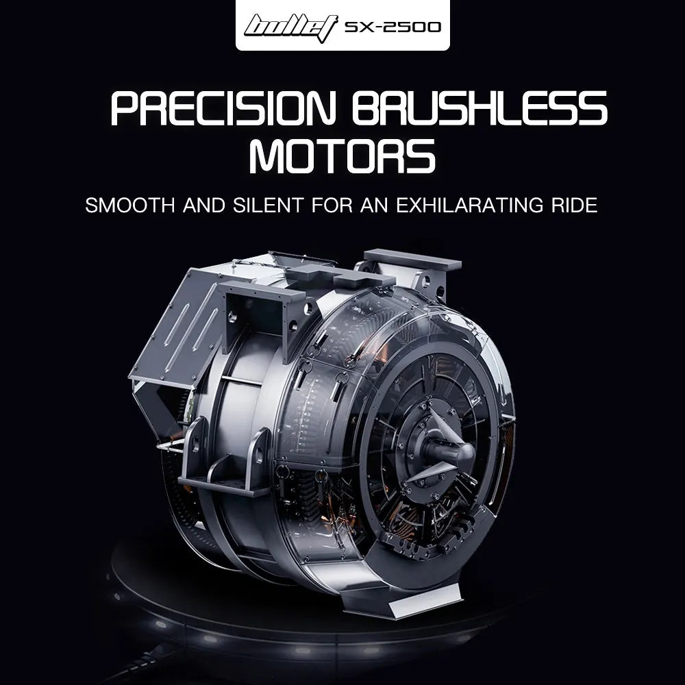 BULLET SX-2500 Hoverboard Scooter, 500W Brushless, UL Certified, AU Compliant, 6.5-inch Off-Road Style Tyres, Superior Self Balancing System, LED Lights, Blue - Image 5