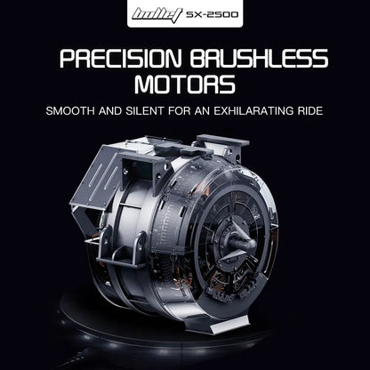 BULLET SX-2500 Hoverboard Scooter, 500W Brushless, UL Certified, AU Compliant, 6.5-inch Off-Road Style Tyres, Superior Self Balancing System, LED Lights, Blue - Image 5