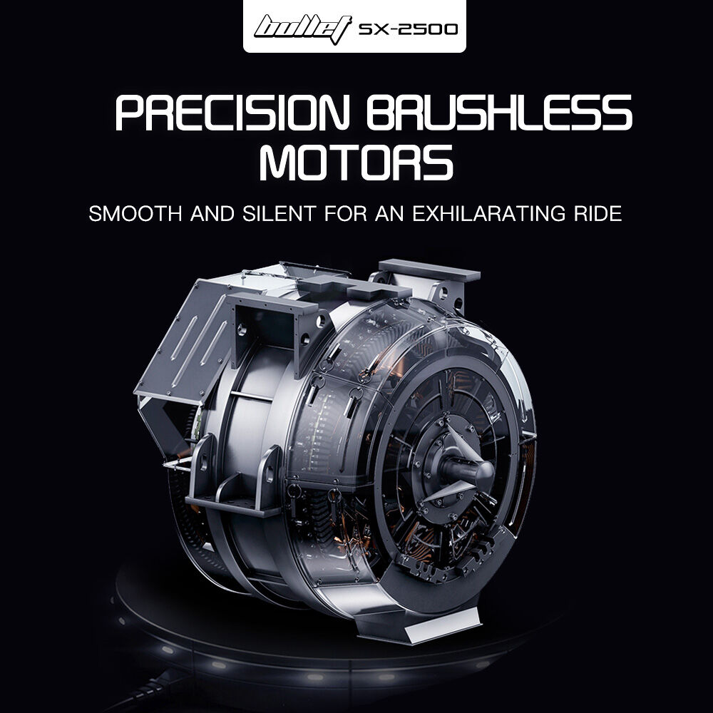 BULLET SX-2500 Hoverboard Scooter, 500W Brushless, UL Certified, AU Compliant, 6.5-inch Off-Road Style Tyres, Superior Self Balancing System, LED Lights, Pink - Image 3