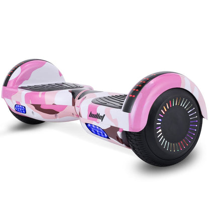 BULLET SX-2000 Hoverboard Scooter, 500W Brushless, UL Certified, AU Compliant, Superior Self Balancing System, LED Lights, Pink Camo - Image 2