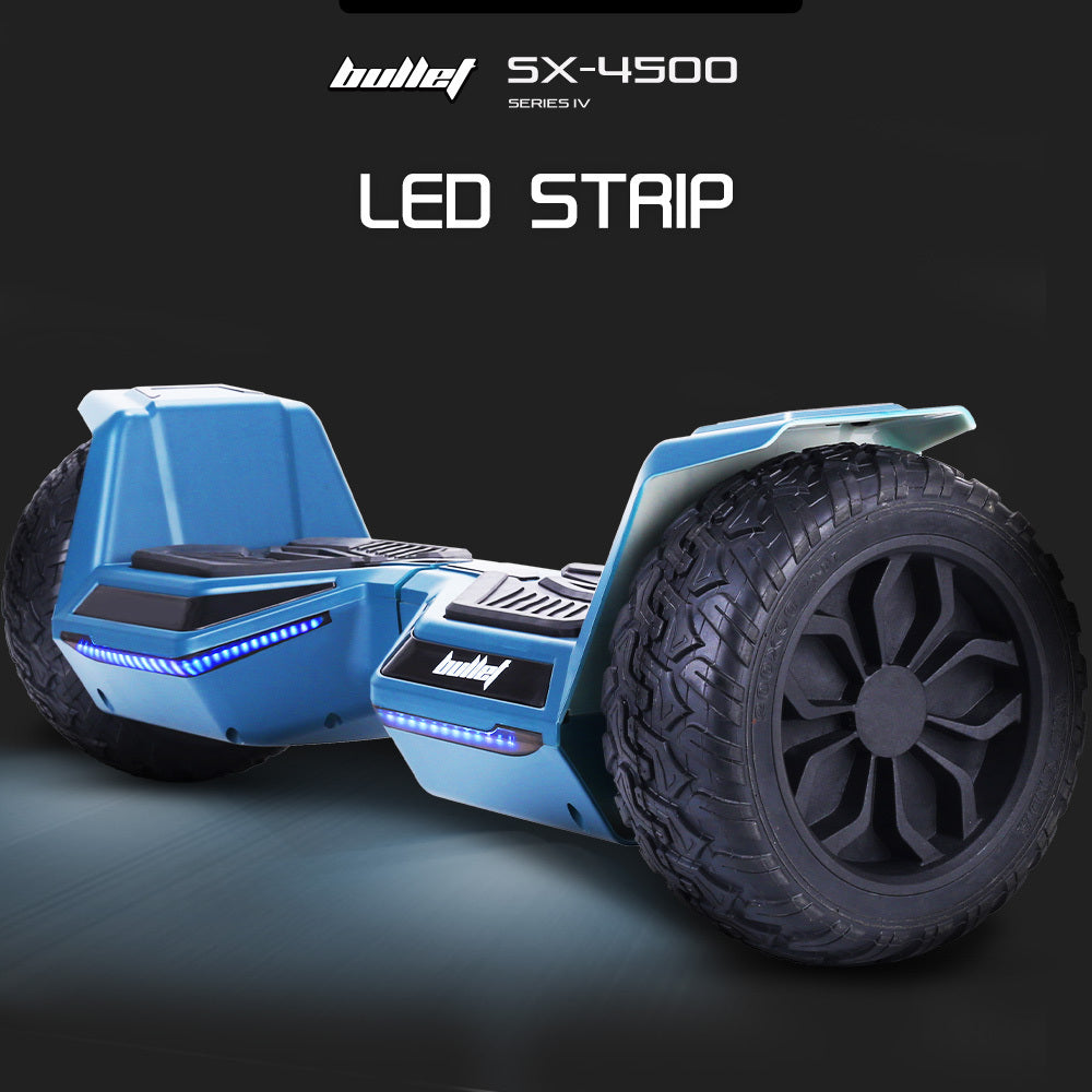BULLET SX-4500 Hoverboard Scooter, 700W Brushless, UL Certified, AU Compliant, 8.5" Wheels, Superior Self Balancing System, LED Lights, Carry Bag, Navy Blue - Image 5