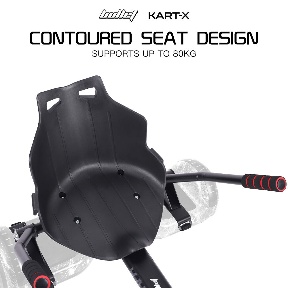 BULLET KART-X Hoverboard Seat Attachment, for 6.5" 8" 10" models, Adjustable Length Frame - Image 5