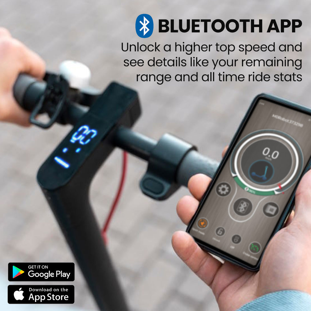 ALPHA Urban 10 Electric Scooter, 35km/h, Suspension, 35km Range, 10-Inch Wheels, Brushless Motor, Free APP, Motorised Commuter eScooter for Adults, Grey - Image 4