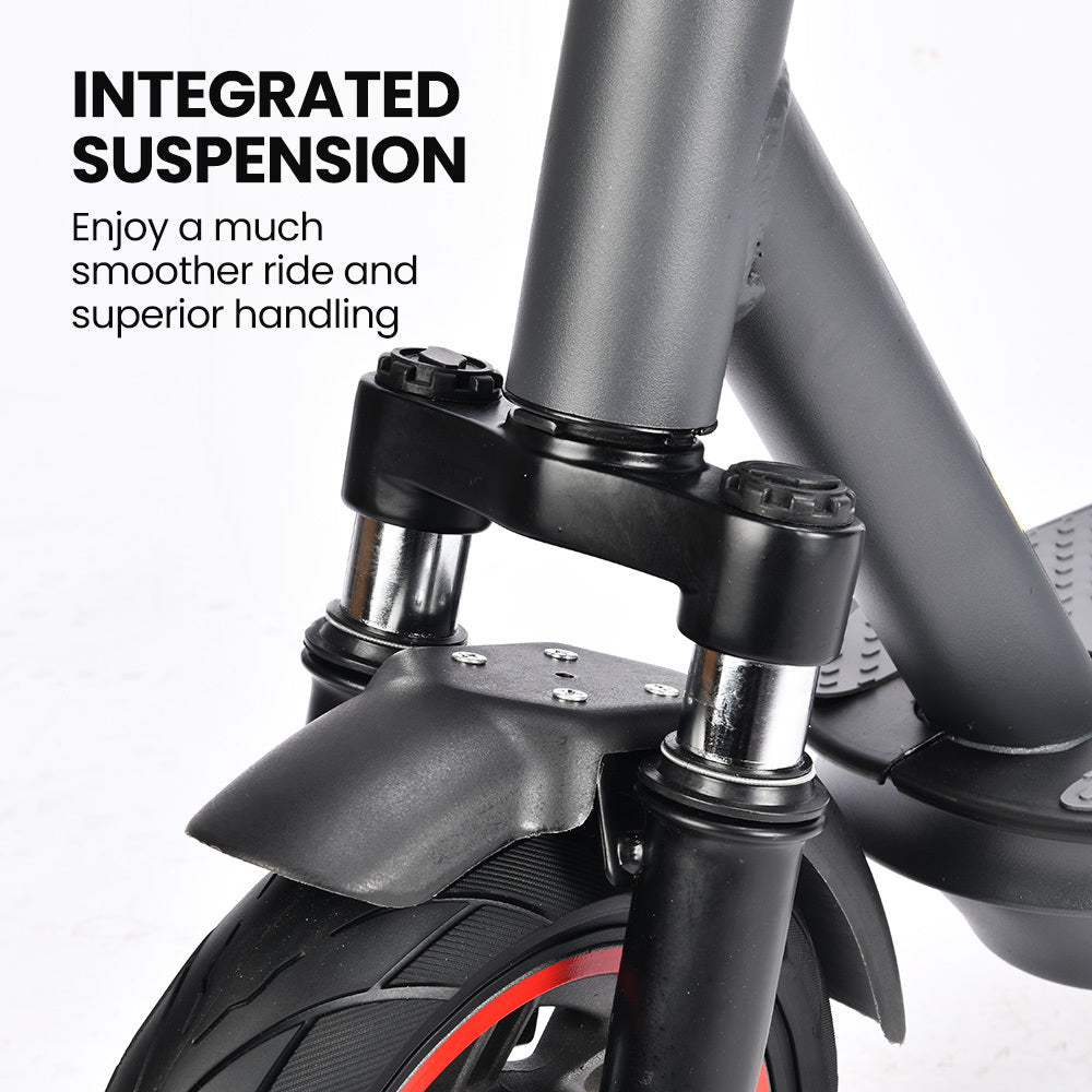 ALPHA Urban 10 Electric Scooter, 35km/h, Suspension, 35km Range, 10-Inch Wheels, Brushless Motor, Free APP, Motorised Commuter eScooter for Adults, Grey - Image 5