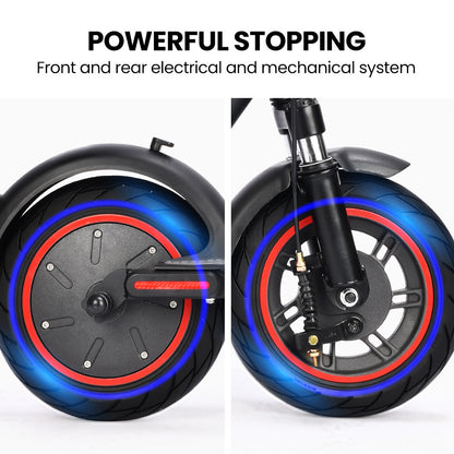 ALPHA Urban 10 Electric Scooter, 35km/h, Suspension, 35km Range, 10-Inch Wheels, Brushless Motor, Free APP, Motorised Commuter eScooter for Adults, Black - Image 9