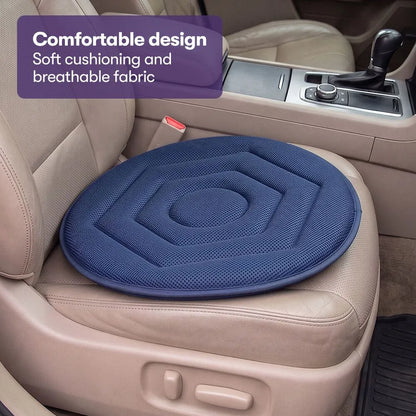 EQUIPMED 360° Swivel Car Seat Cushion, Blue - Image 3
