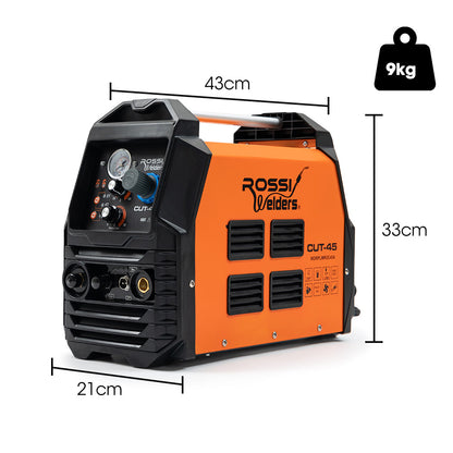 ROSSI 45A Plasma Cutter, Non-Touch Pilot ARC for Easy Cuts of Painted or Rusty Metals, DC Inverter Cutting Machine - Image 2