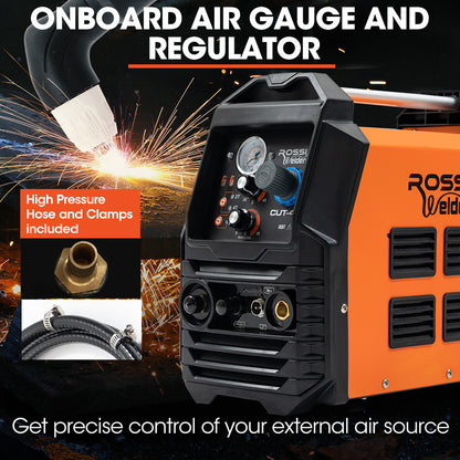 ROSSI 45A Plasma Cutter, Non-Touch Pilot ARC for Easy Cuts of Painted or Rusty Metals, DC Inverter Cutting Machine - Image 8