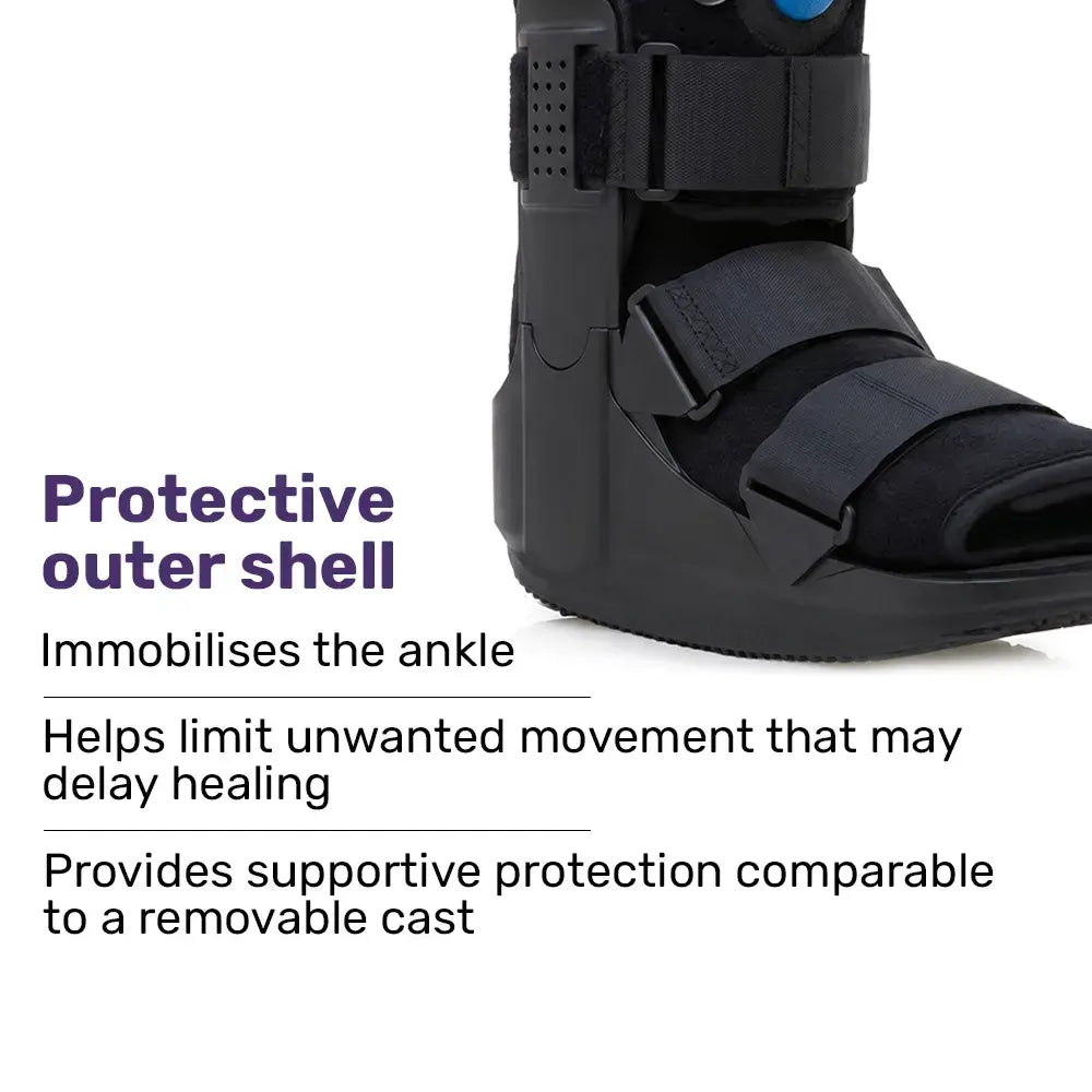 EQUIPMED CAM Walker Moon Boot – Medium, Foot Injury Support, Ankle Recovery, Adjustable Fit, Lightweight Walking Boot - Image 5