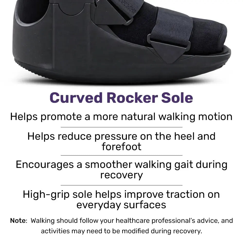 EQUIPMED CAM Walker Moon Boot – Medium, Foot Injury Support, Ankle Recovery, Adjustable Fit, Lightweight Walking Boot - Image 9