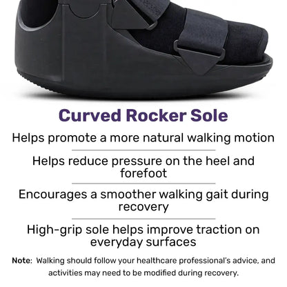 EQUIPMED CAM Walker Moon Boot – Medium, Foot Injury Support, Ankle Recovery, Adjustable Fit, Lightweight Walking Boot - Image 9