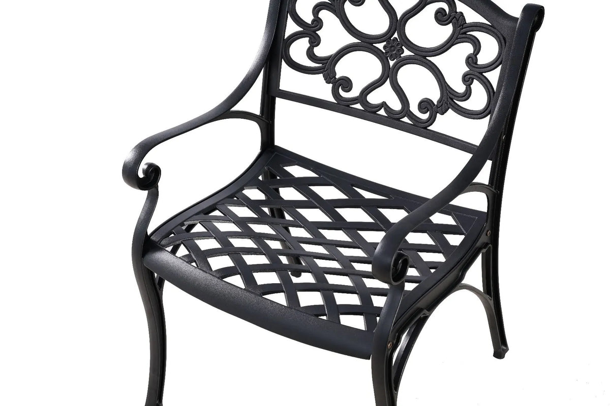 MARCO ALUMINIUM CHAIR(one pair) Black - Image 3