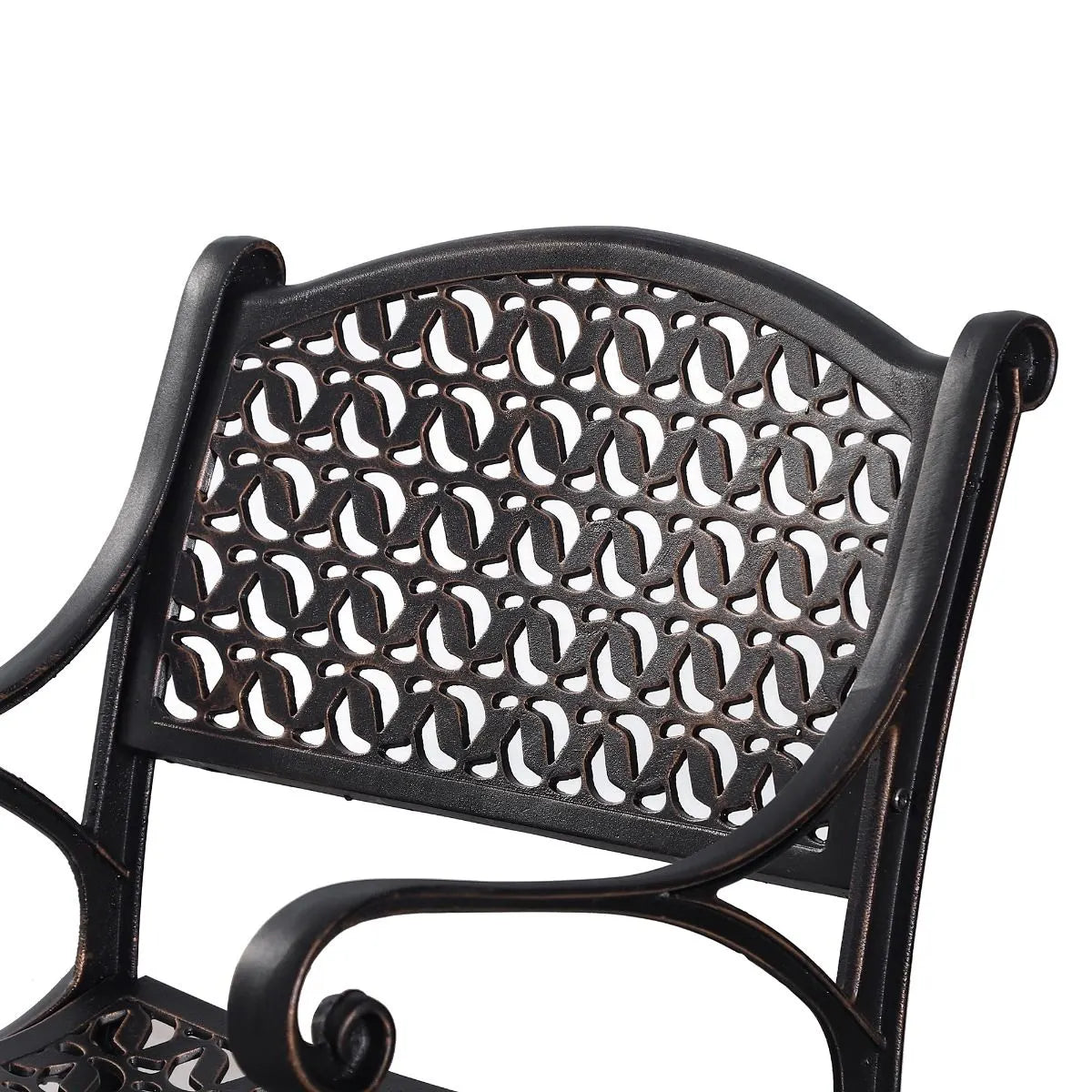 Cherise Cast Aluminium Chairs with Cushions (1 pair) - Image 3