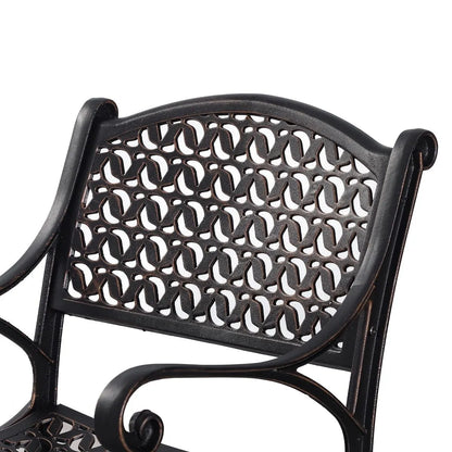 Cherise Cast Aluminium Chairs with Cushions (1 pair) - Image 3