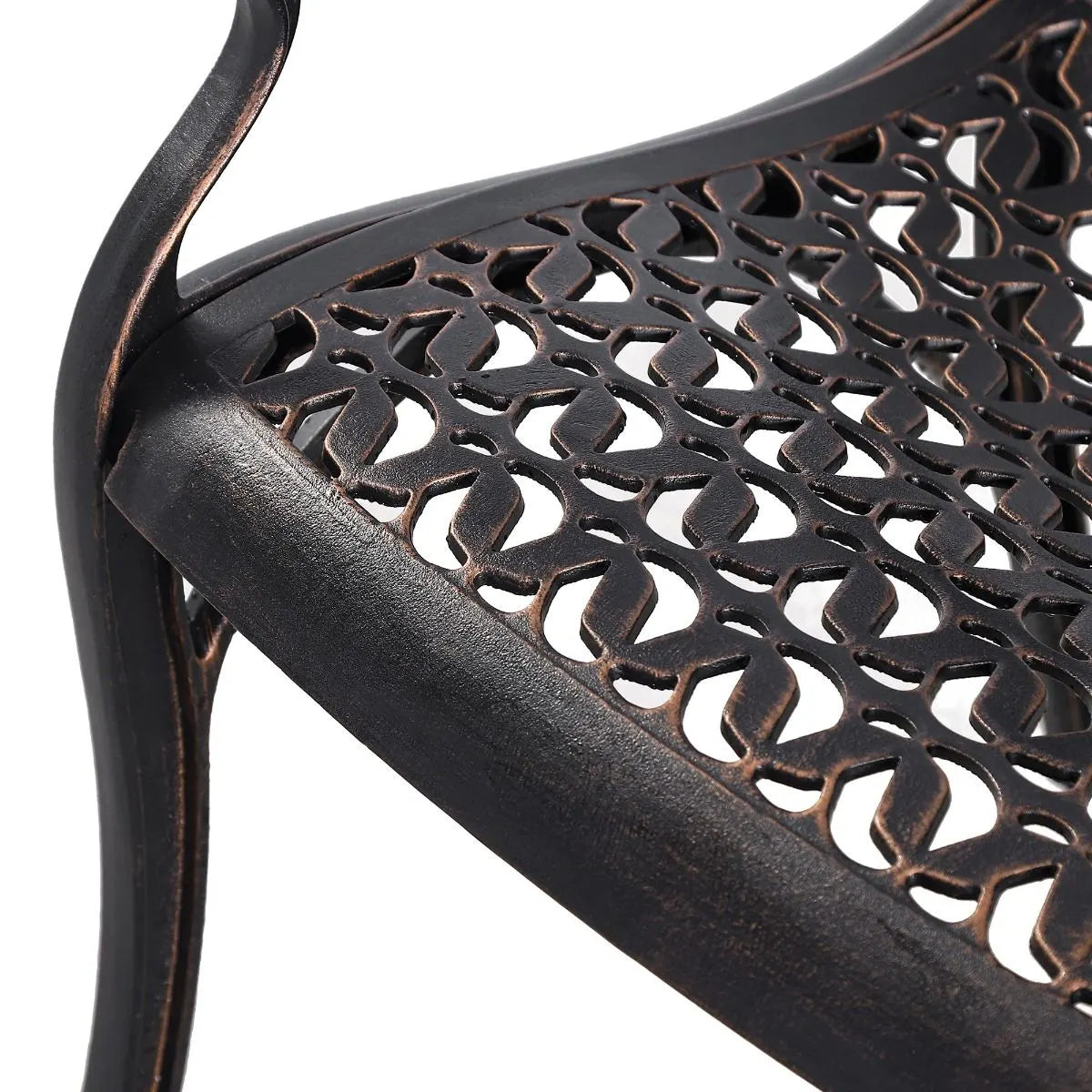 Cherise Cast Aluminium Chairs with Cushions (1 pair) - Image 4