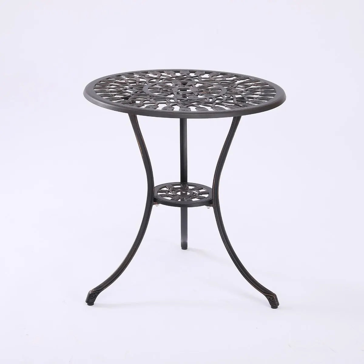 2 Seater Dominique Cast Aluminium Bistro Set - Image 3