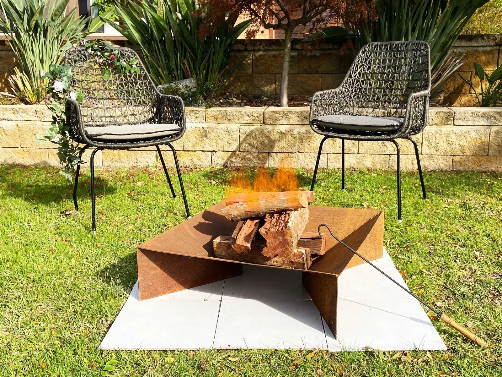 Firepit with Ash Tray with 0.11 Mild Steel" - Image 2