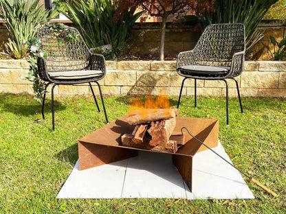 Firepit with Ash Tray with 0.11 Mild Steel" - Image 2