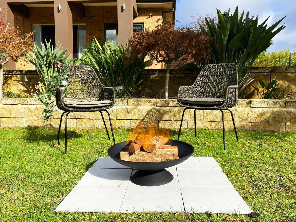 Black Lassen Cast Iron Fire Pit - Image 2