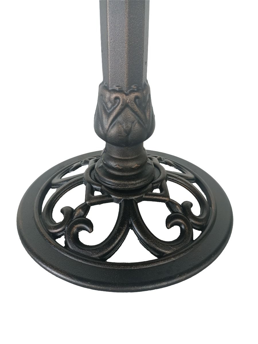 Lotus bird bath Bronze - Image 4