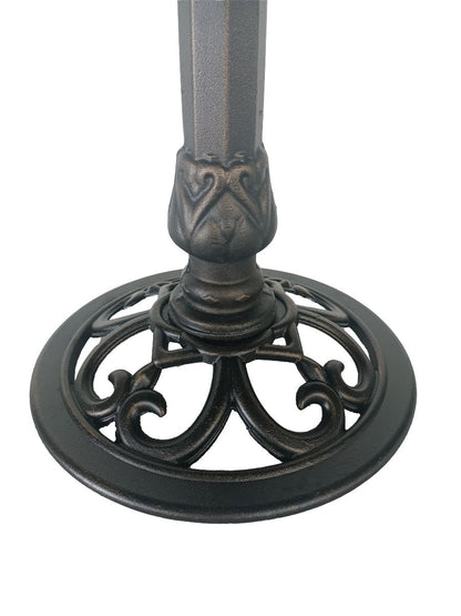 Lotus bird bath Bronze - Image 4