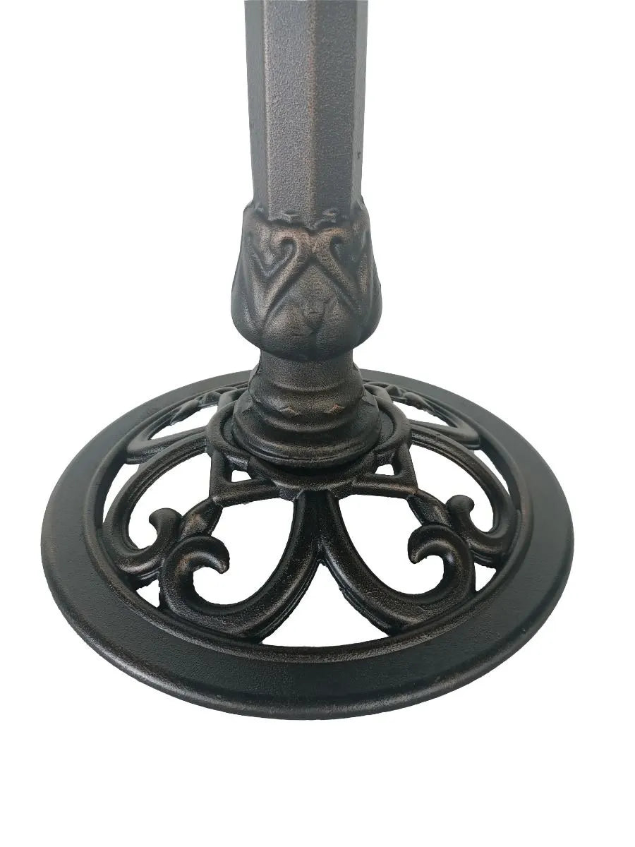 Lotus bird bath Bronze - Image 4