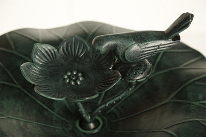 Lotus bird bath Dark Green - Image 2