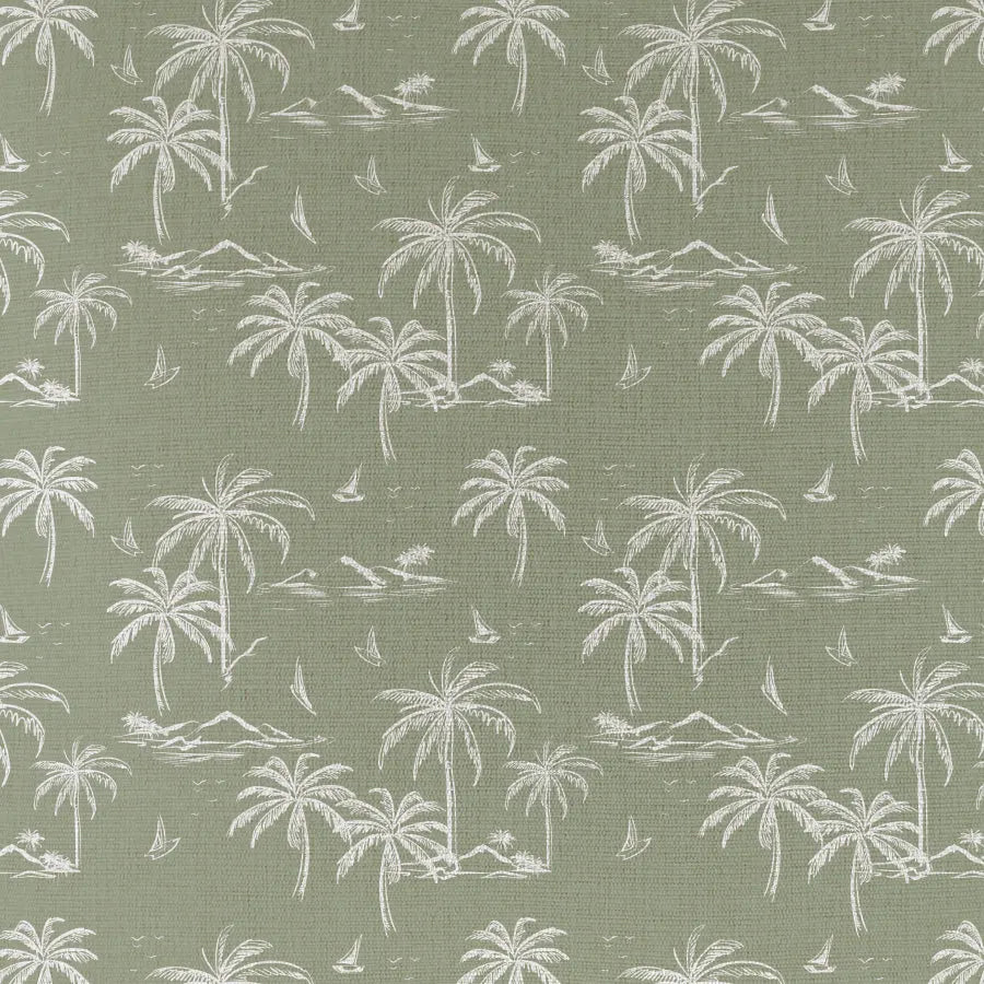 Cushion Cover-With Piping-Postcards Sage-60cm x 60cm - Image 7