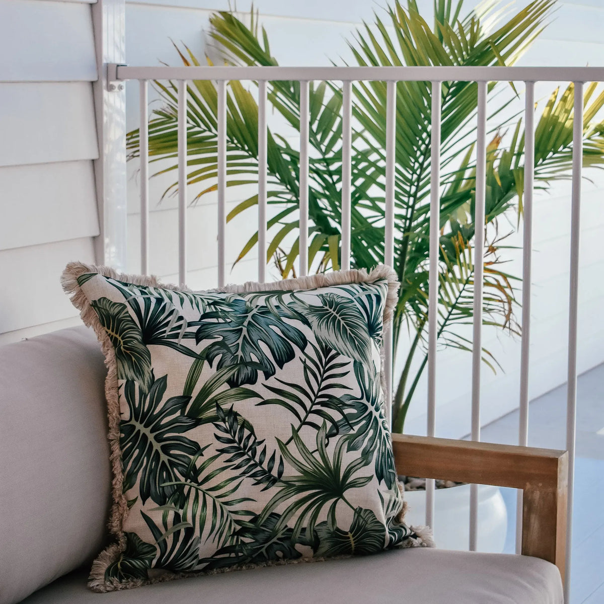Cushion Cover-Coastal Fringe-Boracay-60cm x 60cm - Image 4