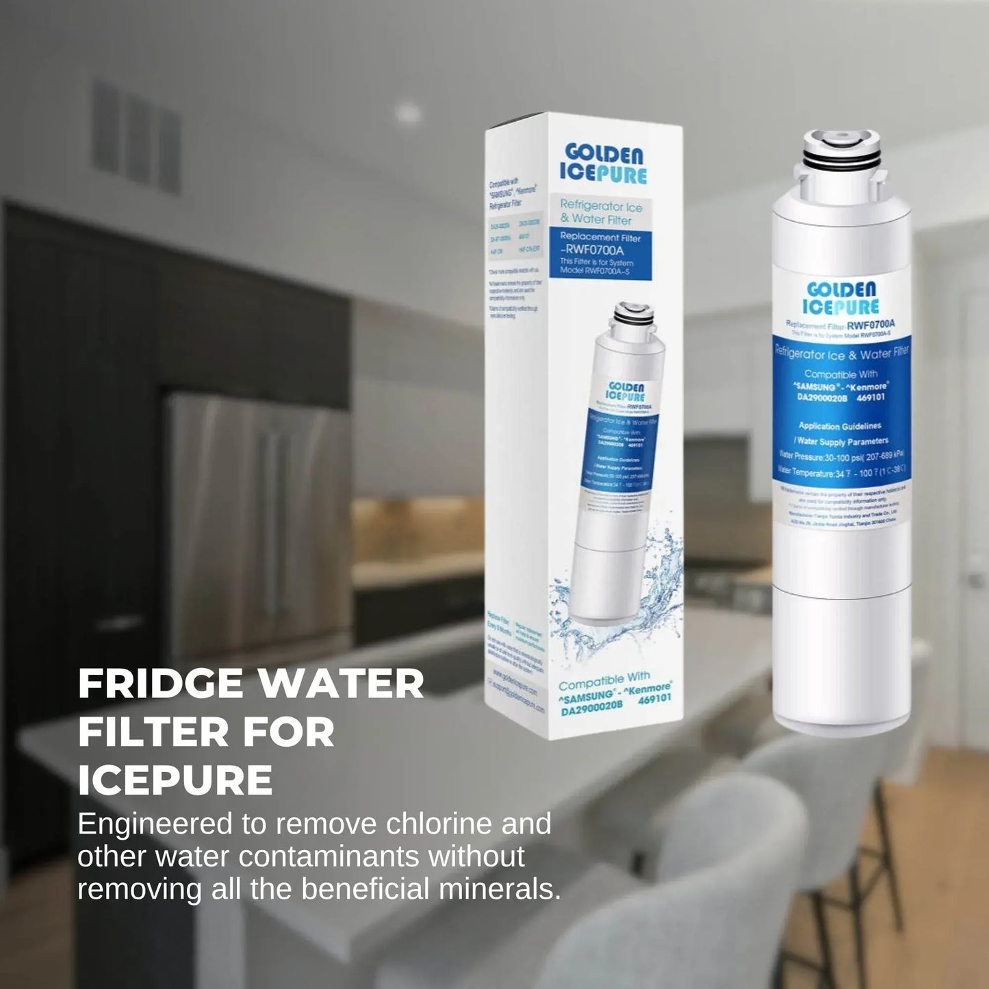 3 FRIDGE WATER FILTER For SAMSUNG DA29-00020 DA97-08006 KENMORE 46 9101 - Image 2