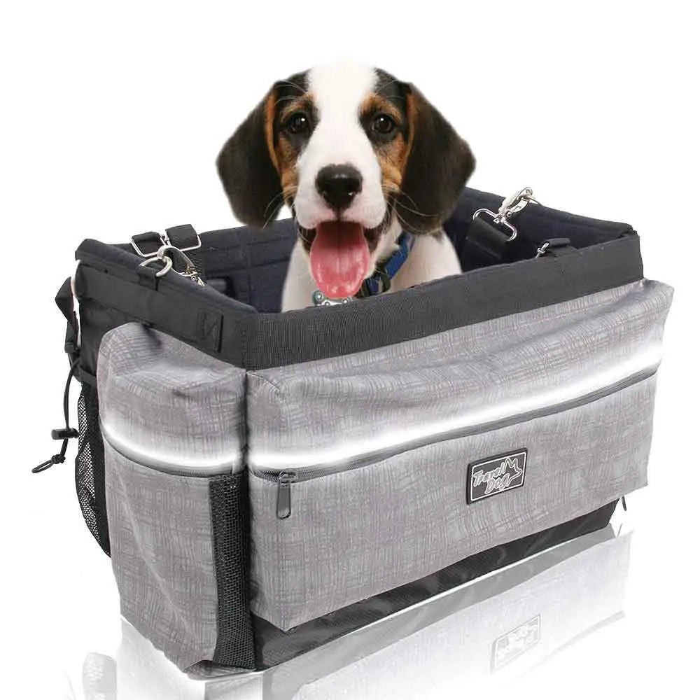 Small Dog Bicycle Mount Bag - Pet Travel Carrier Basket - Bike Riding Seat - Image 5