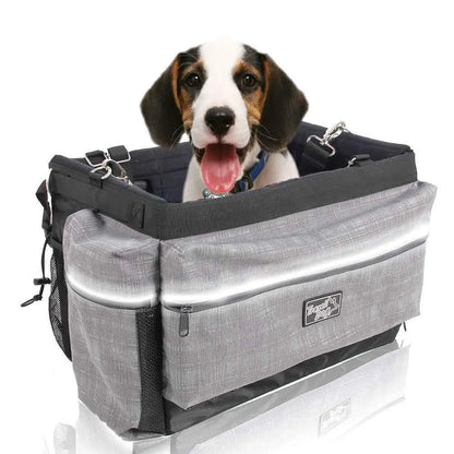 Small Dog Bicycle Mount Bag - Pet Travel Carrier Basket - Bike Riding Seat - Image 5