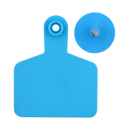 100x Cattle Ear Tags 6x7.5cm Set - Medium Blue Blank Cow Sheep Livestock Label - Image 2